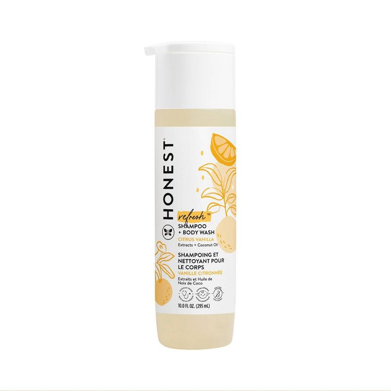 The Honest Company Refresh Shampoo + Body Wash- Citrus Vanilla - 10 fl oz, 1 of 7