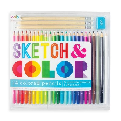 Sketch & Color - Pencils & Sharpener (28 PC Set)