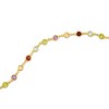 Ross-Simons 5.70 ct. t.w. Multi-Gemstone Anklet in 18kt Gold Over Sterling Size 9 - 2 of 4