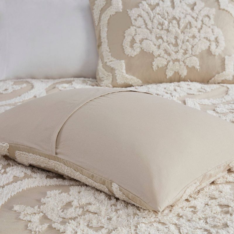 3pc Eugenia Cotton Damask Comforter Set , 6 of 10