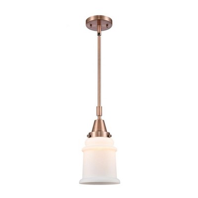 Canton - 1 Light Stem Hung Mini Pendant In Industrial Style-11.13 Inches Tall and 6.5 Inches Wide