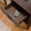 Laurent Drawer End Table Chocolate Cherry Finish - Leick Home - image 3 of 4