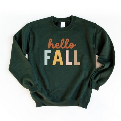 Simply Sage Market Women's Graphic Sweatshirt Hello Fall Colorful