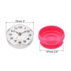 Unique Bargains Waterproof Decorative Silent Quartz Suction Cup Mini Cute Shower Clocks 2 Pcs - 2 of 4