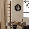 Clockswise 16'' Industrial Rotating Gear Wall Clock Steampunk Aesthetic Vintage Design Rustic Mechanical Charm Living Room Home Office Entryway Décor - 3 of 4