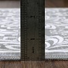 Washable Runner or Area Rug, Modern Floral Design, Low Pile, Non-Slip Rubber Back, Foldable for Hallway, Kitchen, Laundry - 4 of 4