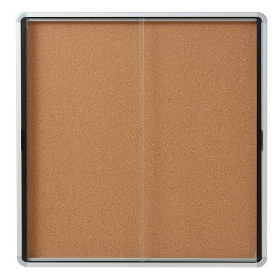 Quartet Cork Bulletin Board Aluminum Frame 5' EISC3956