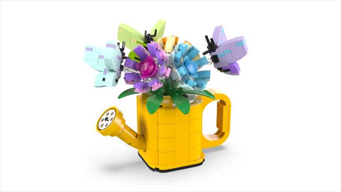 LEGO Creator 3 in 1 Flowers in Watering Can Building Toy 31149, 2 of 10, play video