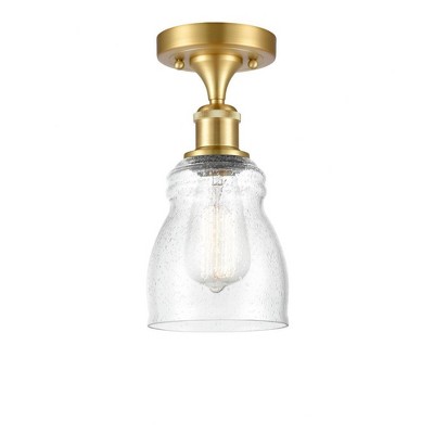 Ellery - 1 Light Semi-Flush Mount In Nautiical Style-13 Inches Tall and 4.5 Inches Wide