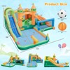 Infans Inflatable Water Slide w/Long Slides Splash Pools Climbing Wall Blower Excluded - 2 of 4