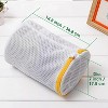 Garnen 2 Pack Shoe Washing Bag, Reusable Sneaker Shoe Laundry Bags for Washer Dryer Machine, Durable Mesh Washing Bag For Running Shoes, Socks, Bras - 4 of 4