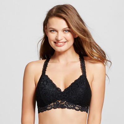 Womens Push-Up Racerback Lace Bralette - Xhilaration™ - Black M – Target  Inventory Checker – BrickSeek