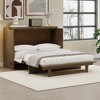 Full Size Murphy Bed with Charging Station and Large Storage Drawer - 2 of 4