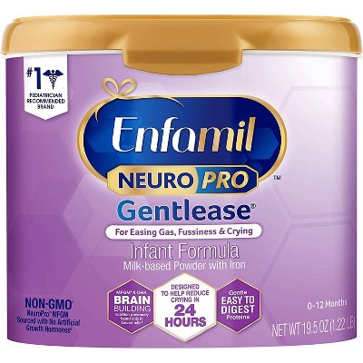 Enfamil NeuroPro Gentlease Infant Milk Formula with Iron Powder - 19.5oz