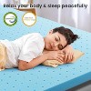Vynxaria Comfort 3" Gel Infused Mattress Topper - Twin/Full/Queen/King Sizes for Cooling and Pressure Relief - 2 of 4