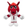 Bleacher Creatures Arkansas Razorbacks Big Red 8" Mascot Kuricha Sitting Plush - 3 of 4