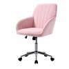 Ridstar Home Ergonomic Adjustable Swivel Office Chair with Backrest-Baby Pink - 3 of 4