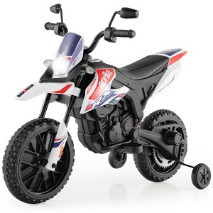 Costway 12V Licensed Aprilia Kids Ride On Motorcycle Electric Dirt Bike with Light & Music - 1 of 4