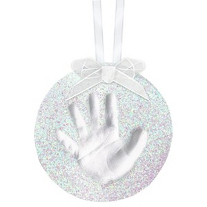 Pearhead Babyprints Christmas Ornament -Glitter - 1 of 4