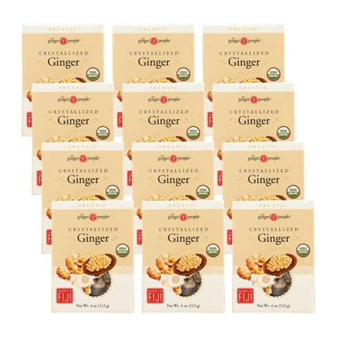 The Ginger People Organic Crystallized Ginger - Case Of 12/4 Oz : Target