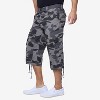 X RAY Men’s Belted 18 Inch Below Knee Long Cargo Shorts (Big & Tall) - image 3 of 4