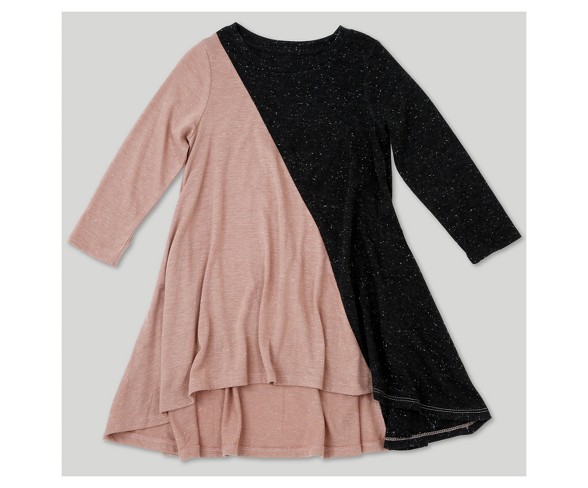 Toddler Girls' Afton Street A Line Dress Charcoal Heather 12M