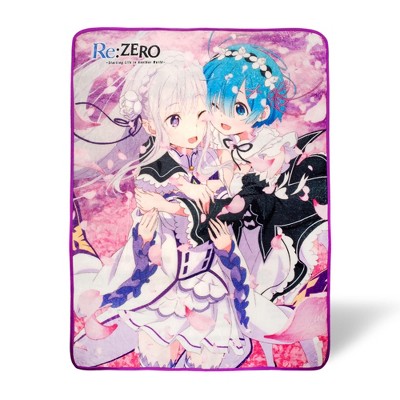 Just Funky Re:Zero Fleece Throw Blanket | 45 x 60 Inches