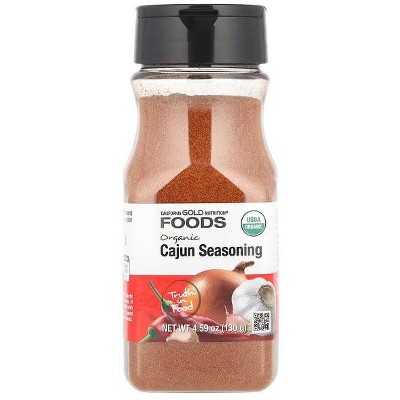 California Gold Nutrition, FOODS - Organic Cajun Seasoning, 4.59 oz