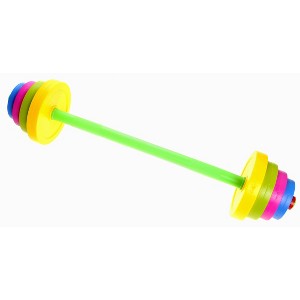 Ready! Set! Play! Link Adjustable Barbell Toy Set With 8 Different Weight Plates - 1 of 4