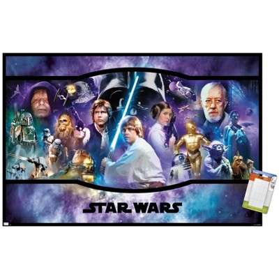 Trends International Star Wars: Original Trilogy - Banner Unframed Wall ...