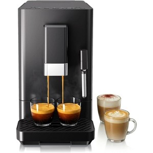 Automatic Espresso Machine with Grinder & Steam Wand - 20 Bar Bean to Cup  Coffee Maker for Espresso, Americano, Ristretto, Self-Cleaning, BLACK :  Target