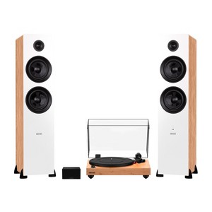 Fluance RT83 Reference High Fidelity Vinyl Turntable, PA10 Phono Preamp and Ai81 Elite Powered Floorstanding Speakers - 1 of 4
