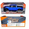 2019 RAM Rebel 1500 Crew Cab Pickup Truck Blue Metallic "American Classics" Series 1/24-1/27 Diecast Model Car by Motormax - 3 of 3