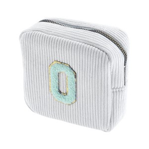 Unique Bargains Letter O Pattern Makeup Bag 1 Pc - 1 of 4