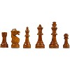WE Games Weighted English Staunton Wood Chess Pieces in Box, 3.75 Inch King - 3 of 4