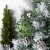 Northlight Hollow Metal Christmas Ball Ornament with Pinecone - 5" - Green - 2 of 4
