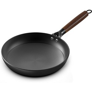 Non Stick Pan, 10 Inch Cast Iron Skillet with Removable Handle, Honeycomb Cooking Surface Cast Iron Pan Dishwasher Safe - 1 of 4