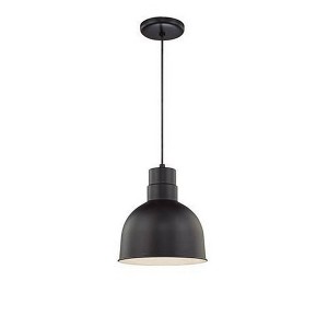 Millennium Lighting R Series 1 - Light Pendant in  Satin Black - 1 of 2