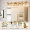Crystal Bathroom Vanity Light， Modern Bathroom Vanity Light Fixtures Over Mirror Modern Crystal Vanity Lighting - 2 of 4