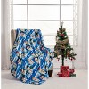 Kate Aurora Holiday Living Ultra Soft & Cozy Christmas White Snowman Plush Accent Throw Blanket - 50 in. W x 60 in. L - 2 of 2