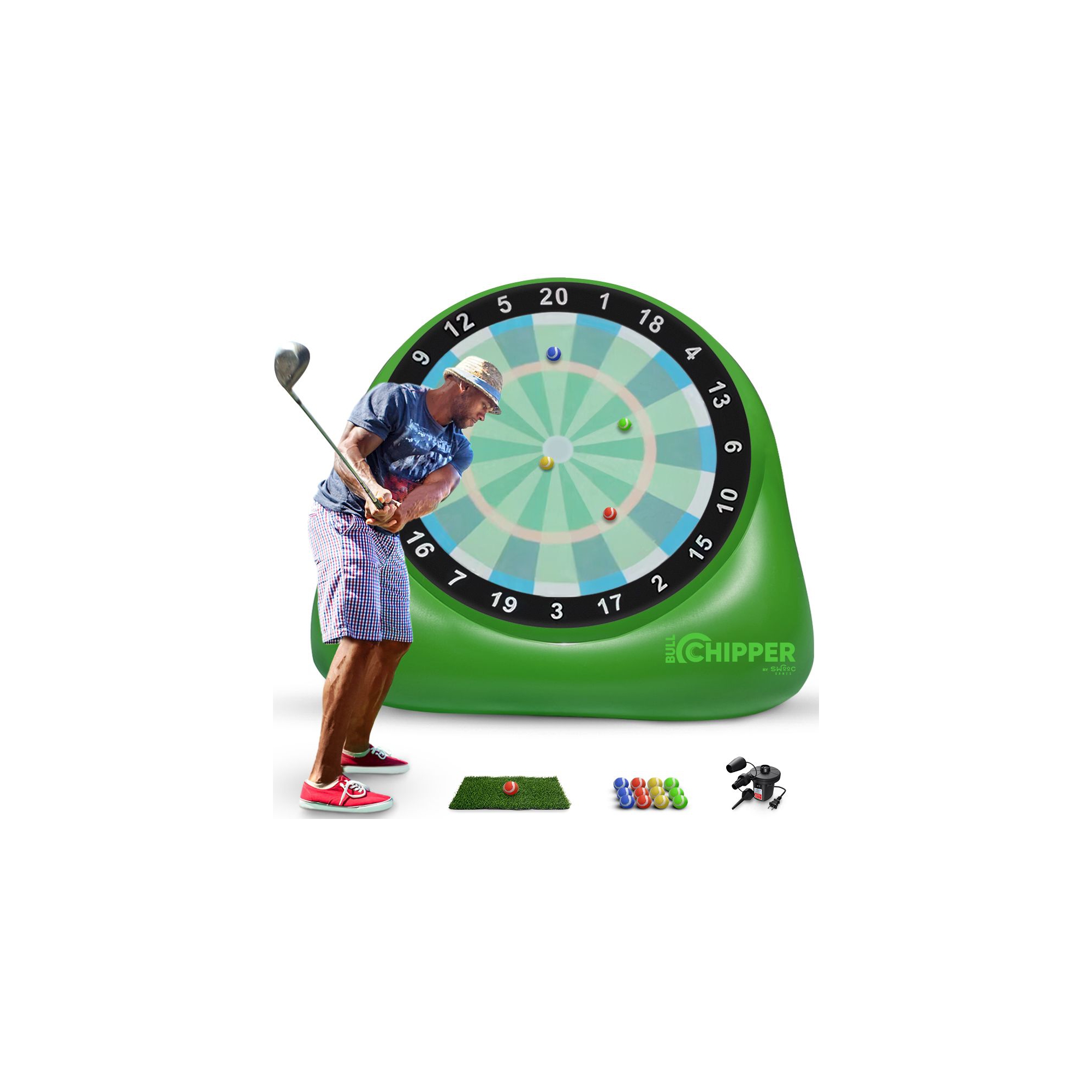 Bull Chipper | Giant Golf Darts (Over 6ft Tall)