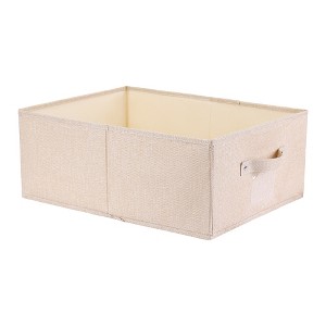 Unique Bargains Fabric Foldable Closet Storage Bins with Handles - 1 of 4