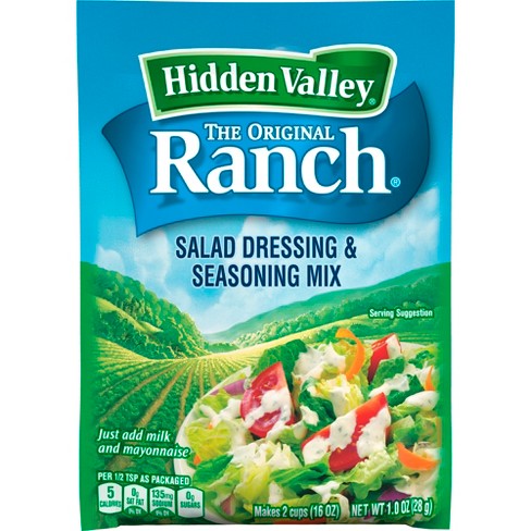 Hidden Valley Original Ranch Salad Dressing & Seasoning Mix - 1oz : Target