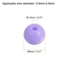 Unique Bargains Loose Craft DIY Earring Necklace Making Acrylic Round Beads 1700 Pcs - 2 of 4