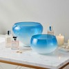 Decorative Glass Ombre Bowl Set for Table Decor - Modern Centerpiece Table Decorations and Console Table for Home Accent - Set of 2, 9", 6", Blue - 3 of 4