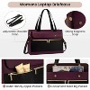 for Women 15.6 Inch Tote Work Professional Leather Computer Briefcase Waterproof Handbag Shoulder Large - 4 of 4
