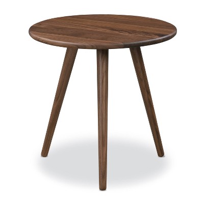 Vane Side Table Walnut - Poly & Bark