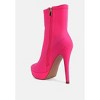 Patotie Lycra High Heel Ankle Boots - 3 of 4