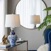 Modern Ceramic Table Lamp with Vase Base, Accent Table Lamp, Nightstand Lamp for Bedroom or Living Room – The Pop Home - 4 of 4