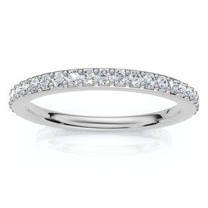 Pompeii3 3/8Ct Diamond Eternity Ring 14k Gold or Platinum Lab Created - 1 of 4